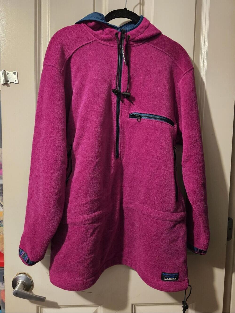 L.L. Bean Hooded Fleece Pullover